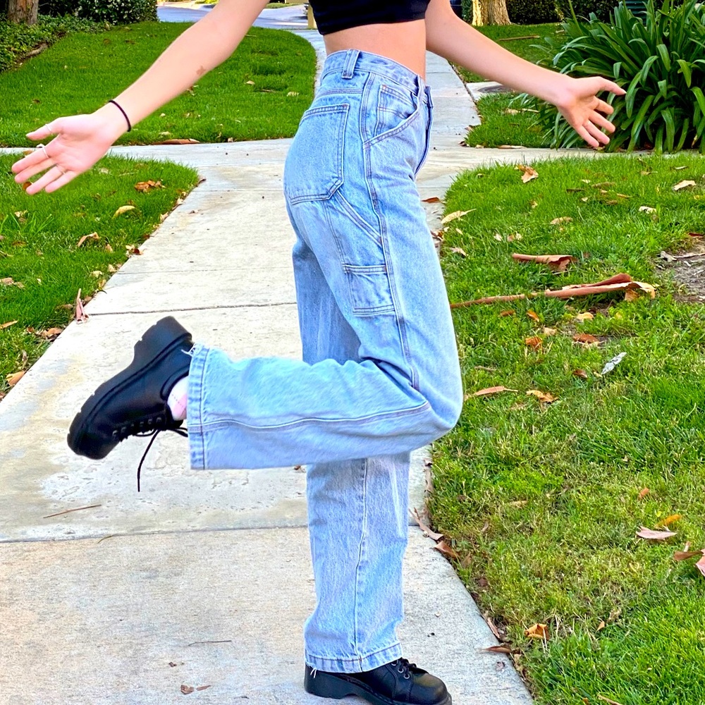 J. Galt Wide Leg Carpenter Jeans